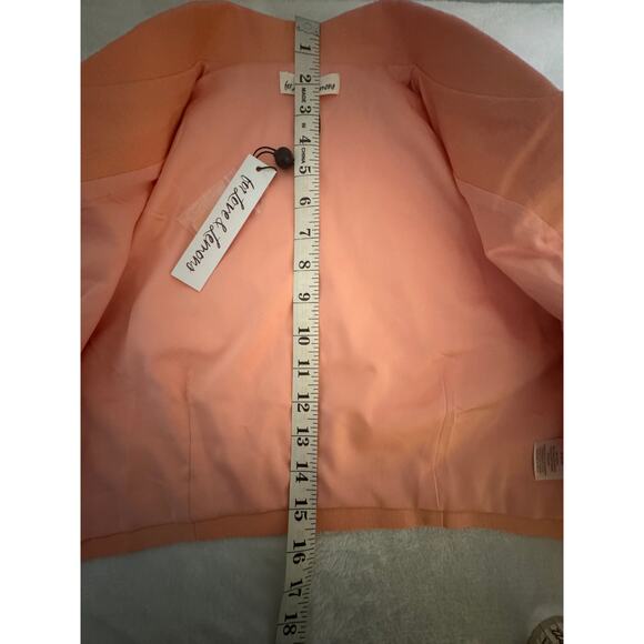 NWT For Love & Lemons Coral Cropped Blazer Sz XS - Picture 7 of 10